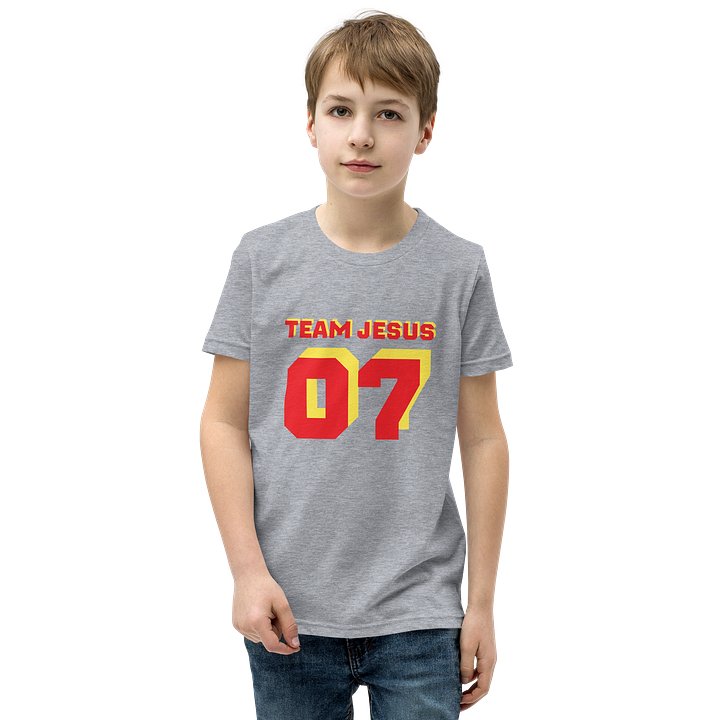 Team Jesus 07 Youth Tee – Sporty Faith Edition product image (7)