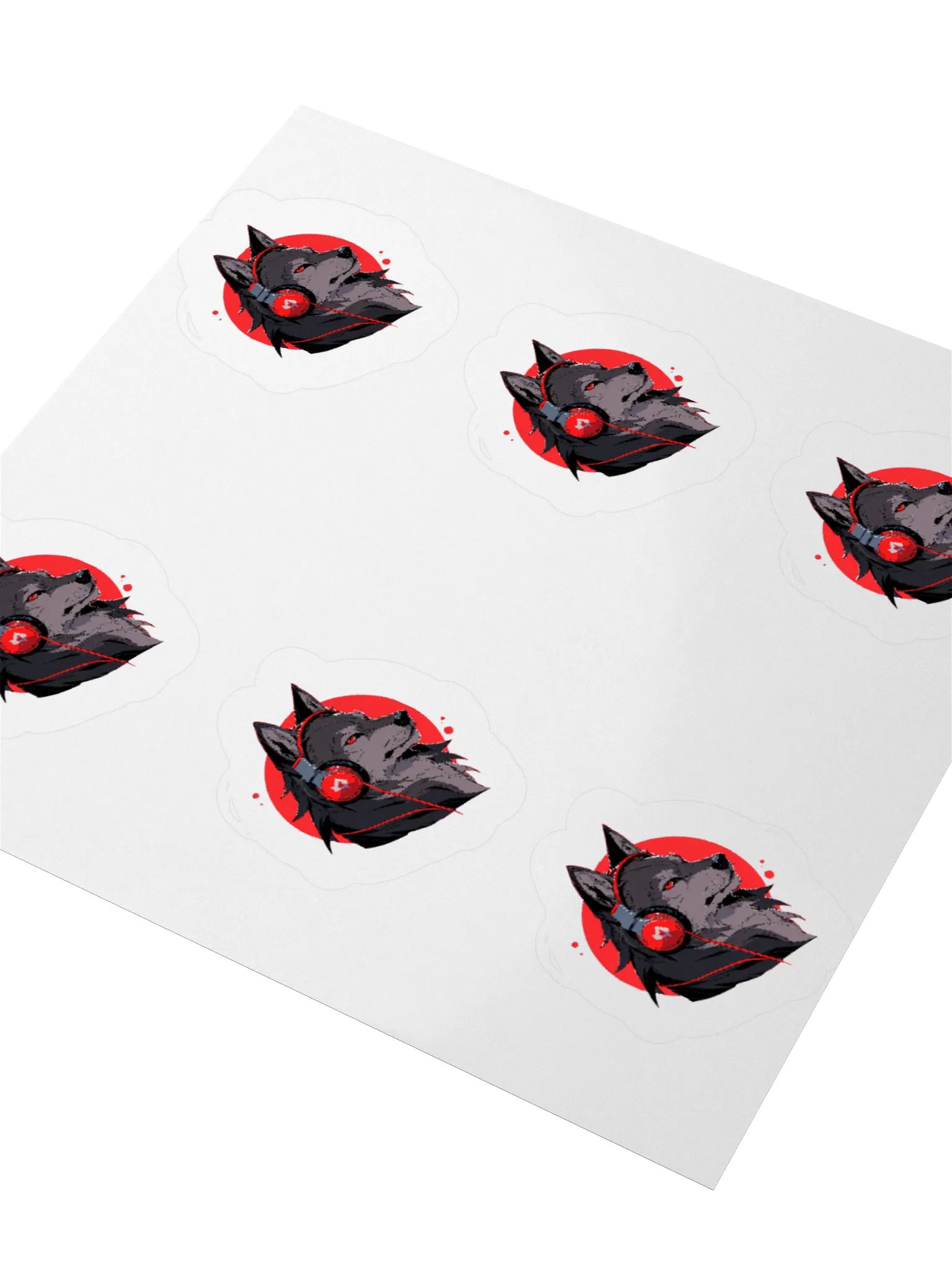 Wolf Beats Vinyl Stickers product image (7)