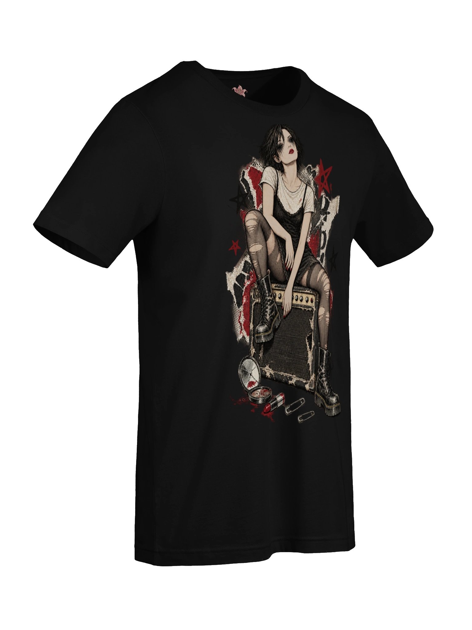 Smudged & Unbothered – 90s Alt-Rock Tee product image (7)