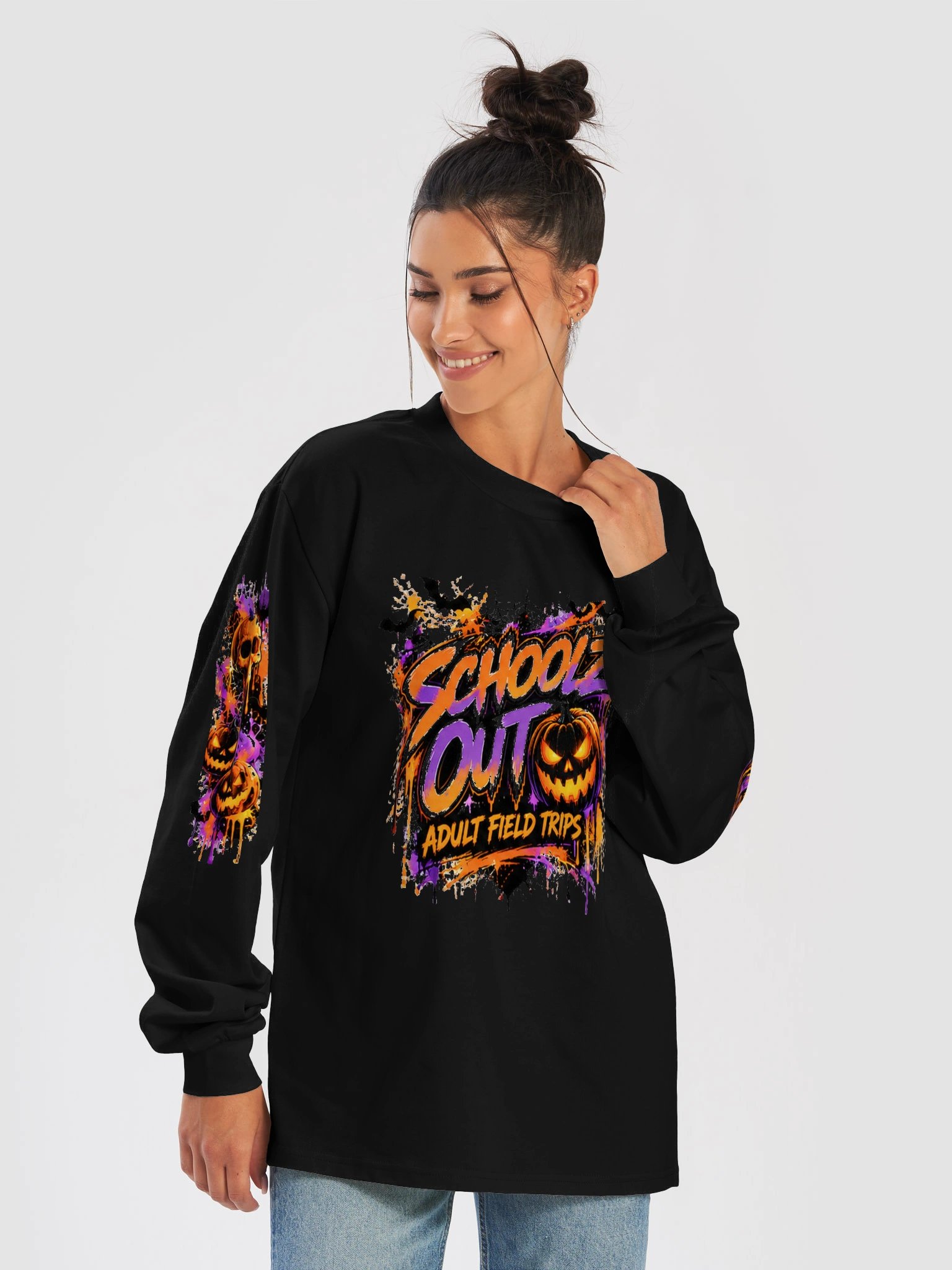Schoolz Out 2026 Halloween Long Sleeve Shirt product image (6)