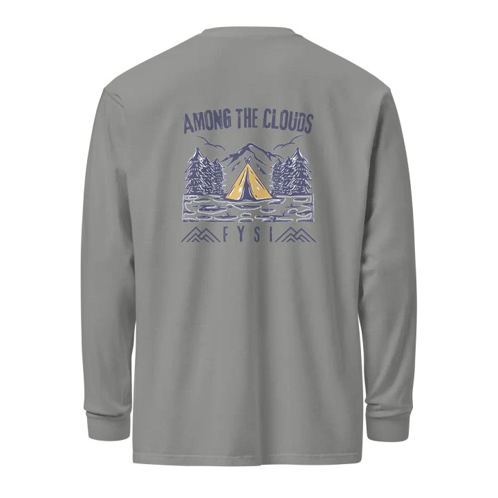 Among the Clouds organic long sleeve shirt product image (2)