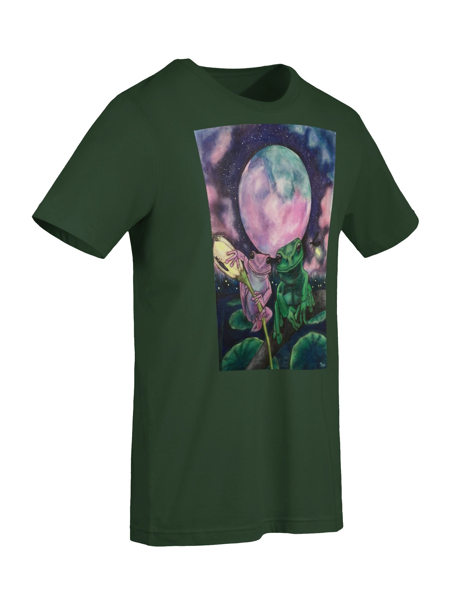 Tara Frog Moon Bella+Canvas T-Shirt product image (49)