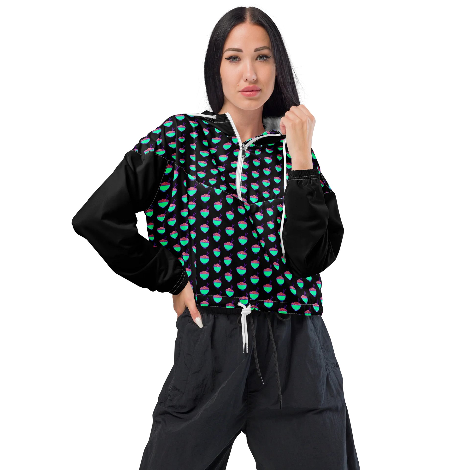 Noodle Crew Windbreaker! (Black) product image (1)