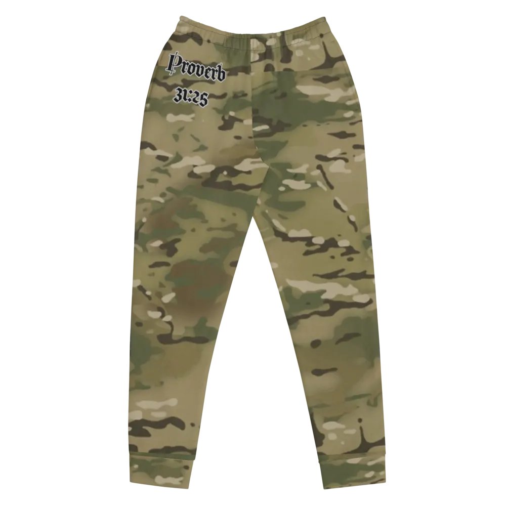 Faithful Camo: Proverb 3:25 Women's Joggers - Multicam product image (9)