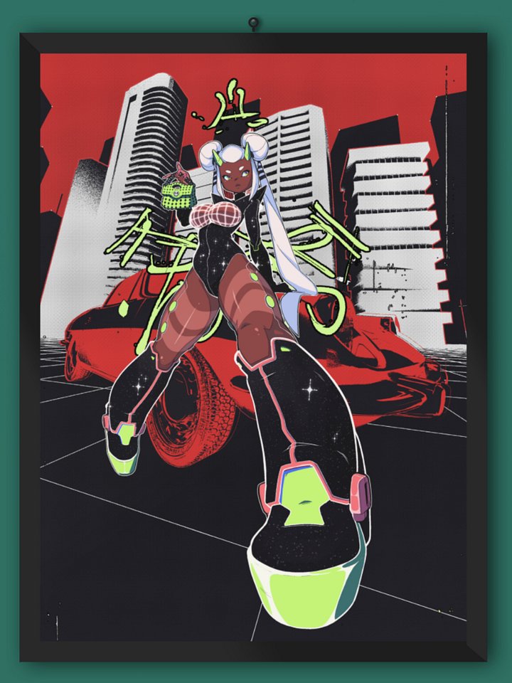 Vintage Synica's Car Poster product image (2)