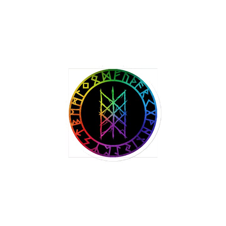 PRIDE Edition Web of Wyrd Logo Magnet product image (1)
