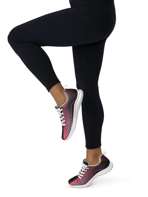 Solace Creations Red Hex Athletic Shoes product image (9)