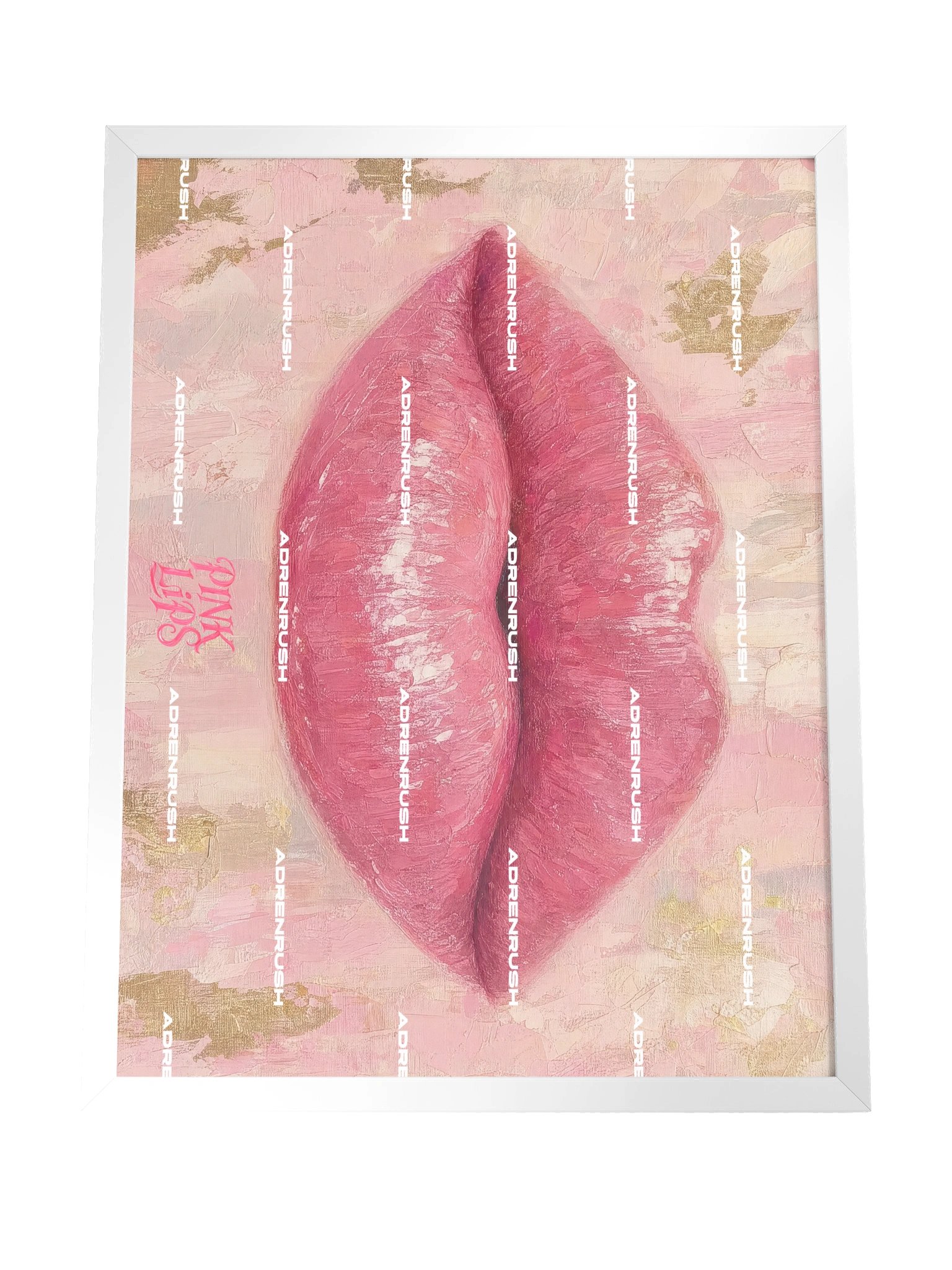 Pink Lips No.3 — AdrenRush (2026) 18"x24" Framed Artwork product image (6)