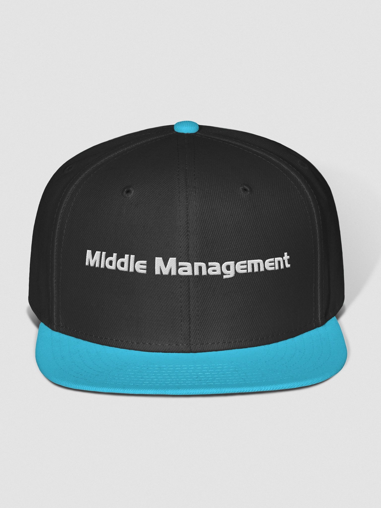Middle Management | White | Snapback Hat product image (5)