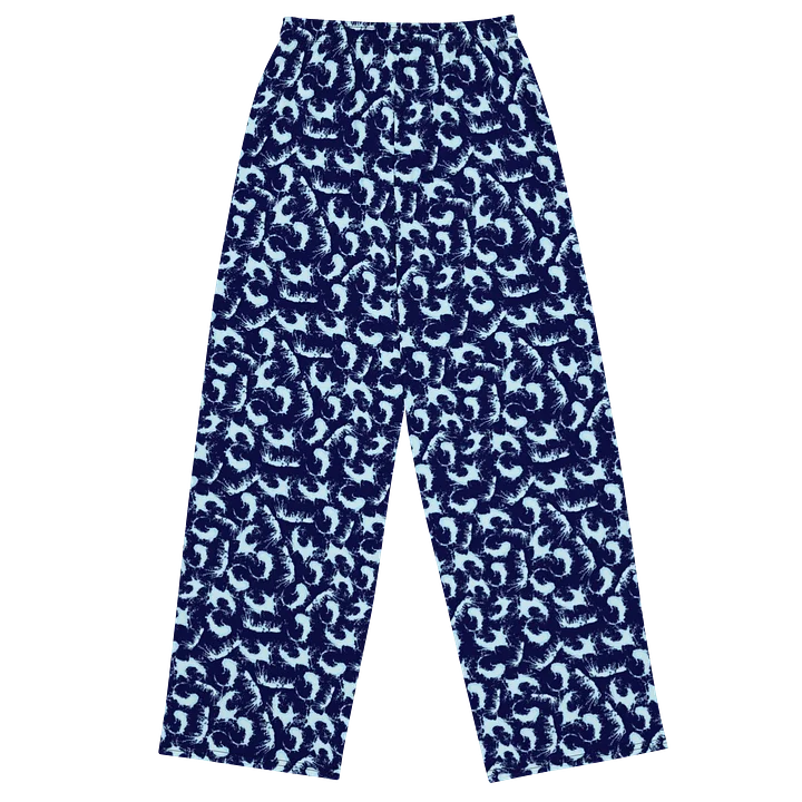 Comfortable Wide-Leg Pants with Bold Abstract Brush Strokes product image (2)