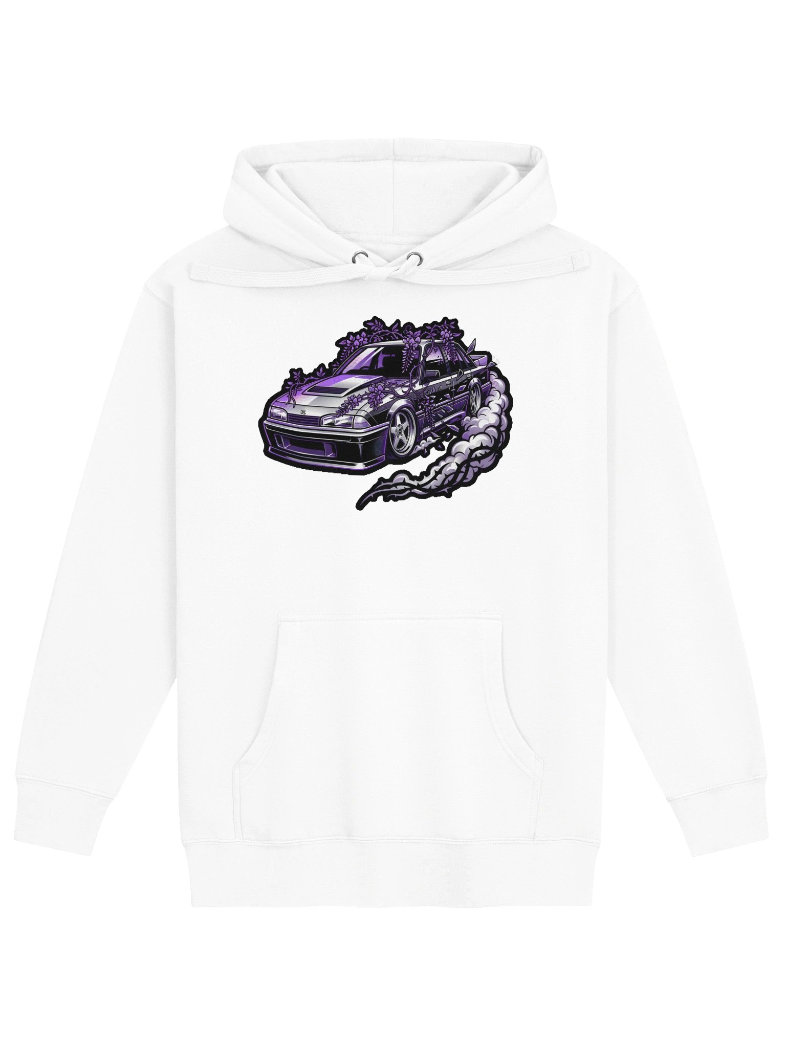 Purple Drift Sports Sedan Hoodie product image (1)