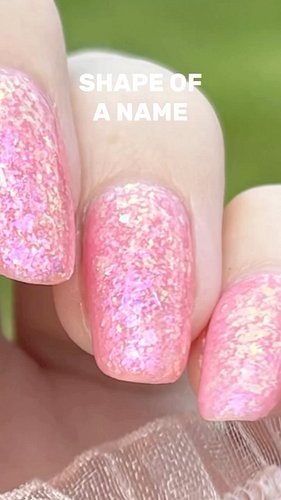 THE SHAPE OF A NAME launches @ midnight 5/27 as part of our collab with @playfulpolishpal #indienailpolish #pride #doomloopnails