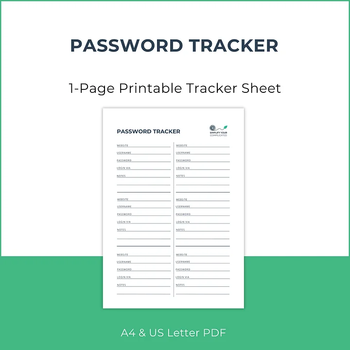 Password Tracker product image (1)