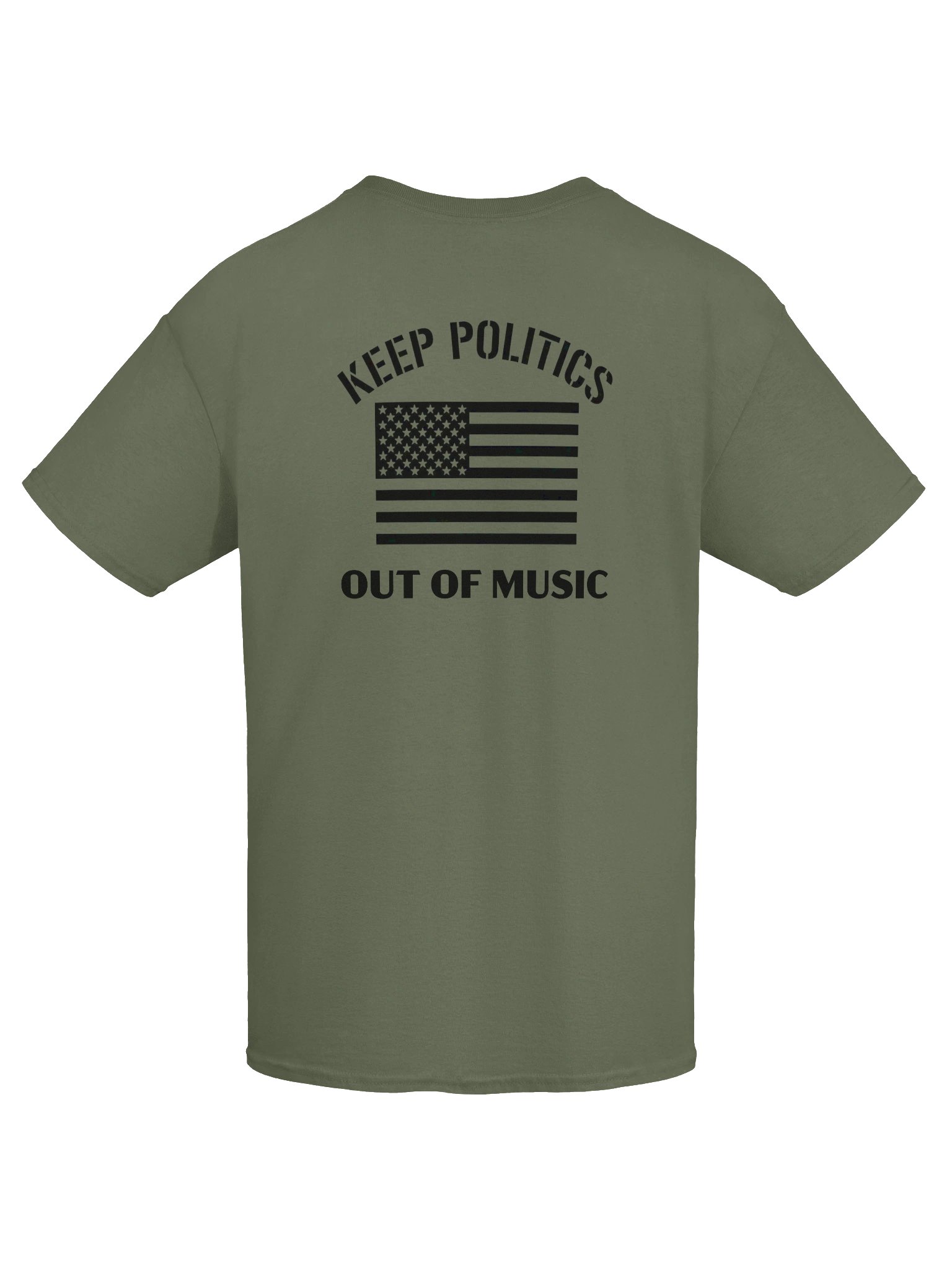 "Keep Politics Out Of Music" Tee product image (1)