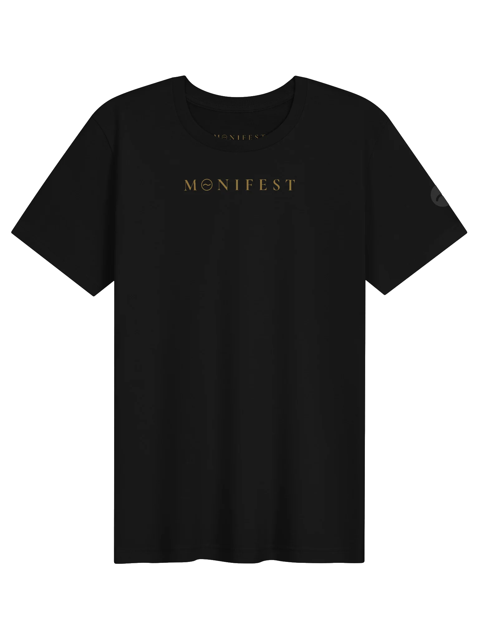 MONIFEST Gold Logo Tee — Bella+Canvas product image (5)