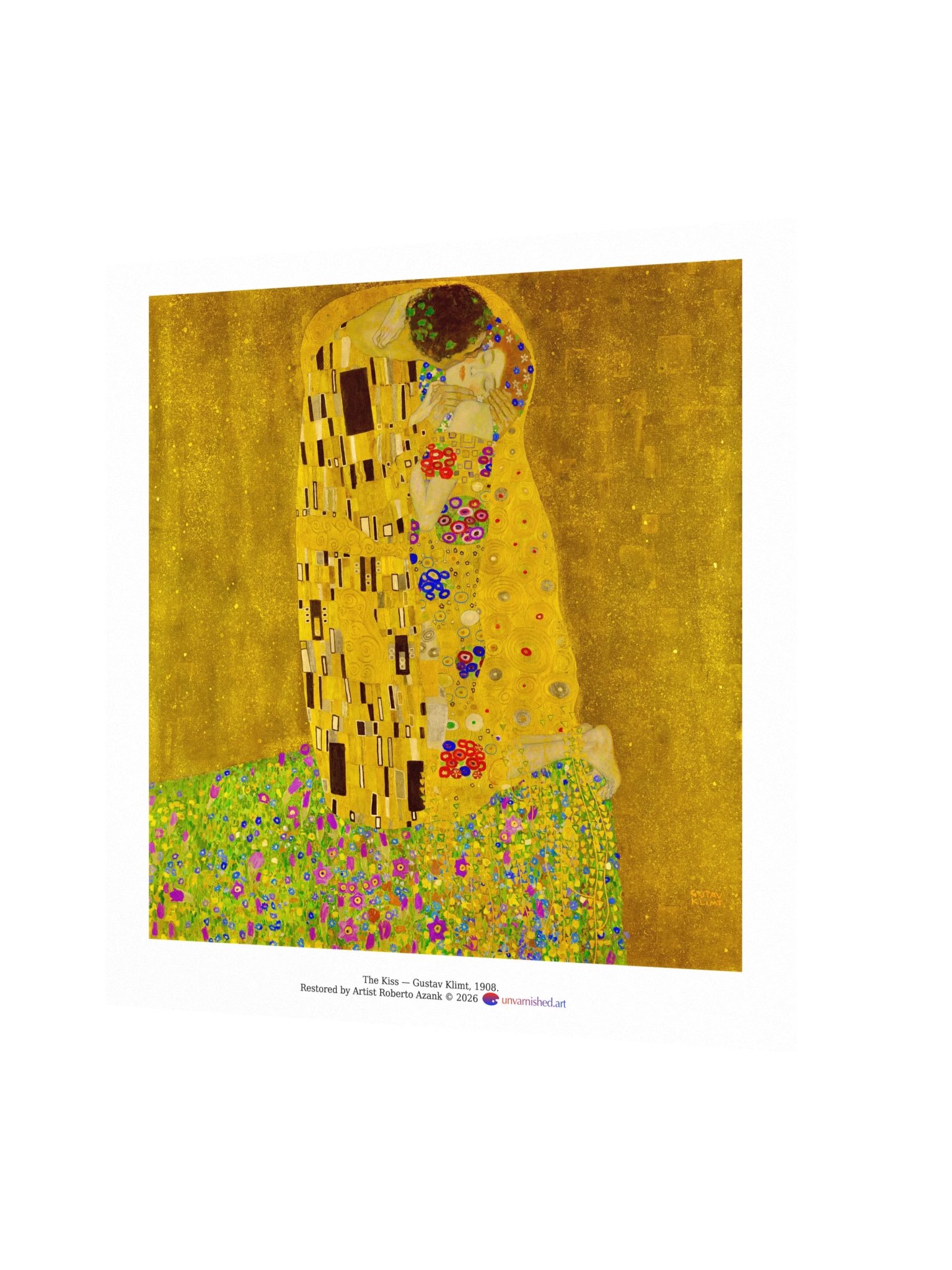 The Kiss — Square Poster product image (2)
