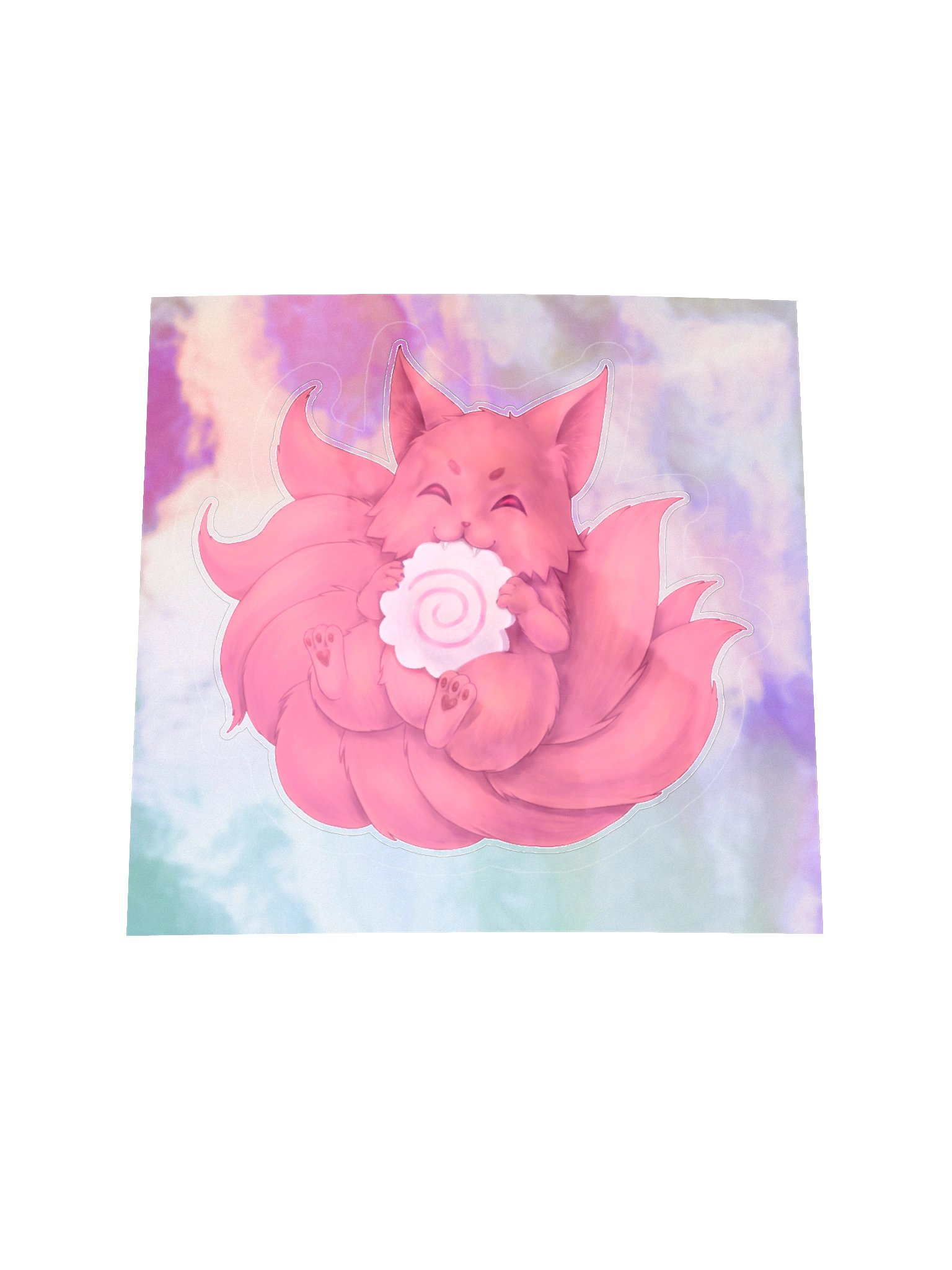Cute Kitsune Sticker product image (2)