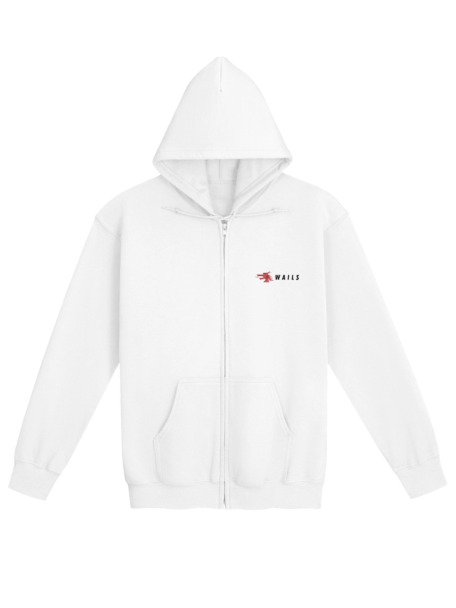 Wails Logo Zip Hoodie - White product image (1)