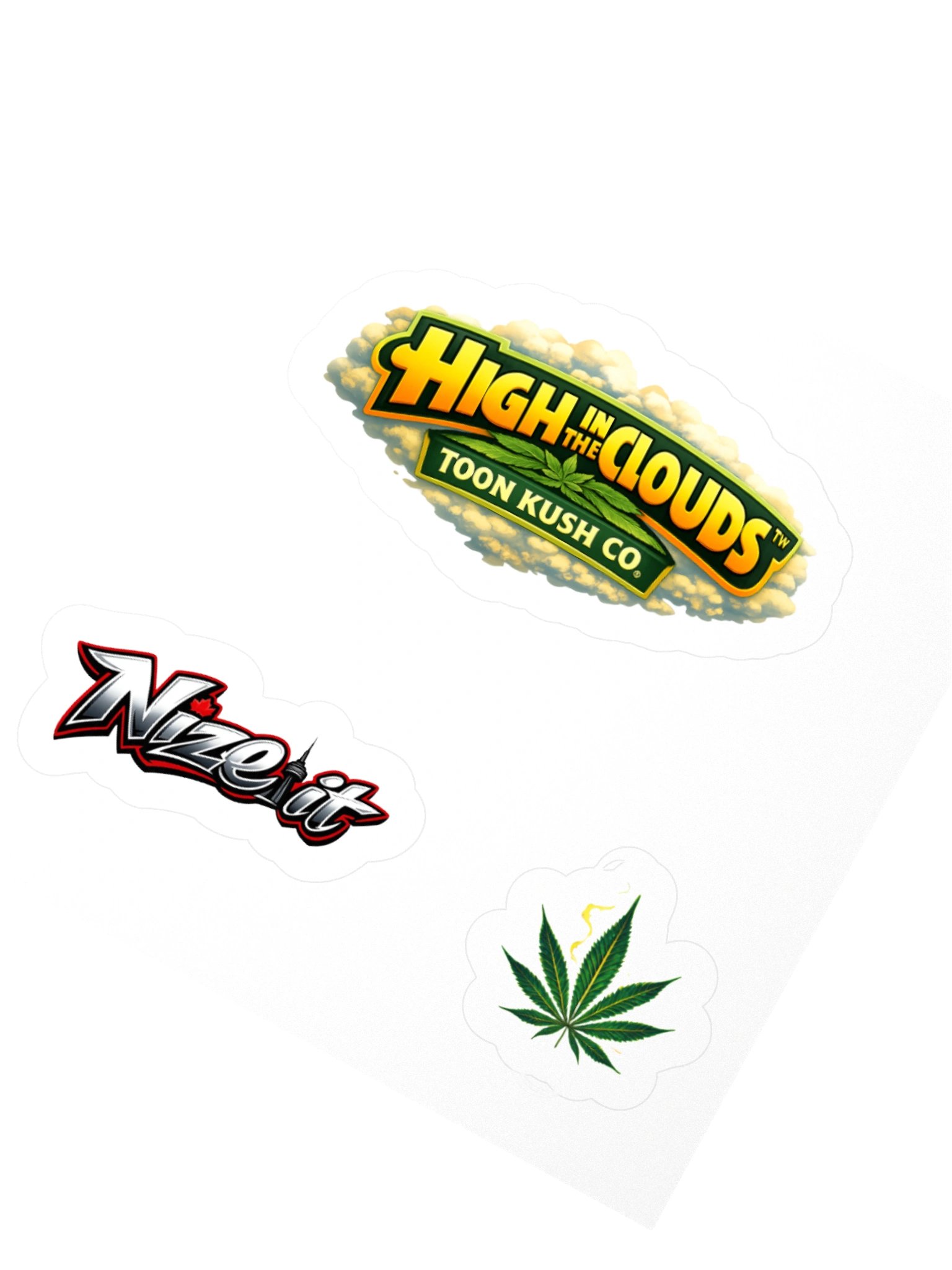 High in the Clouds™ — Toon Kush Co. Sticker Pack product image (7)