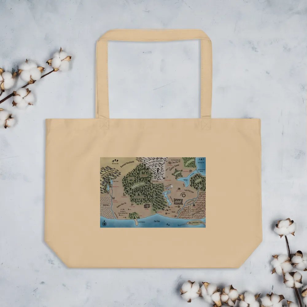 Qweendom map two-sided tote product image (3)