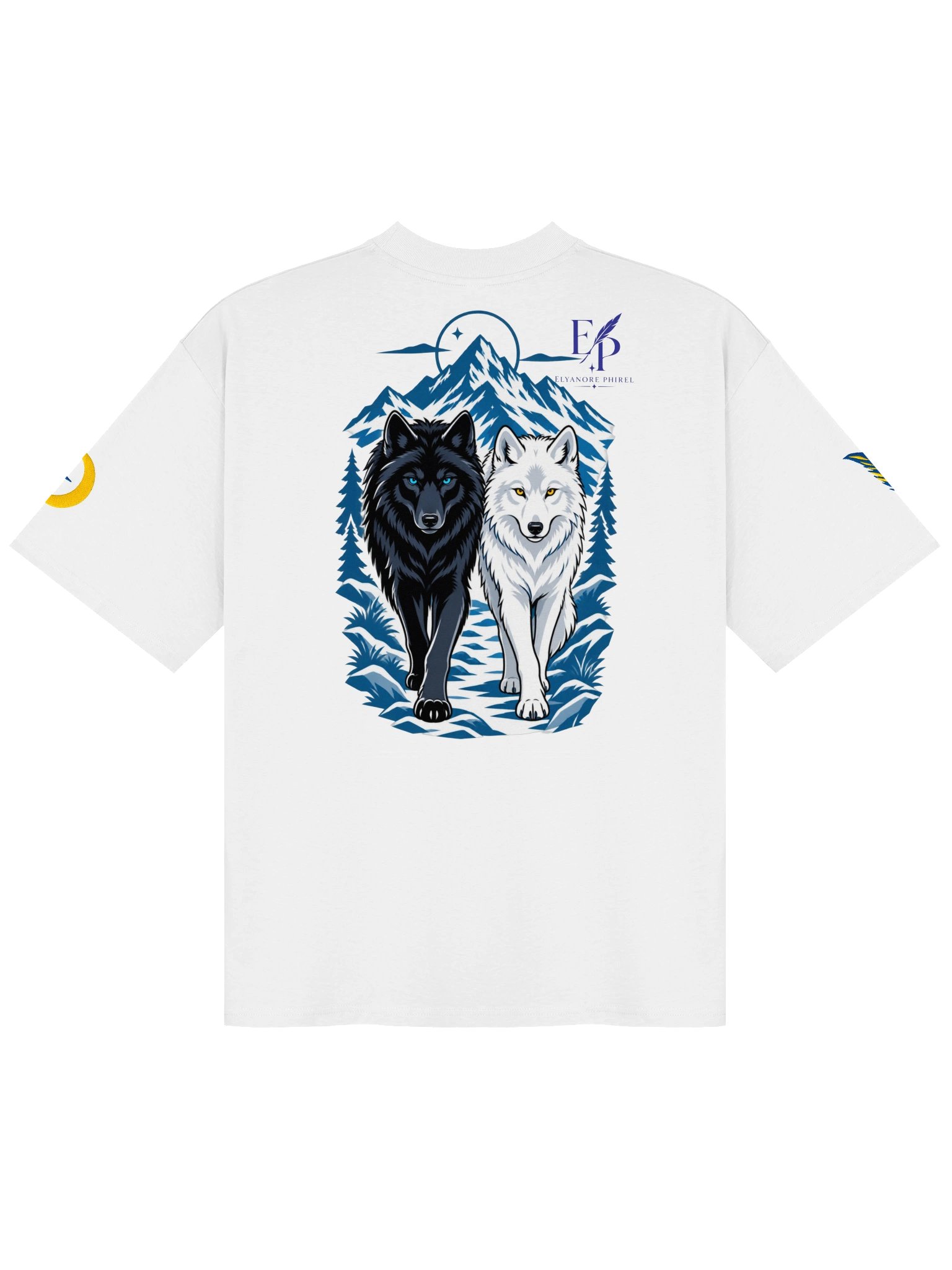 Tshirt Premium 100% coton - Elyanore Phirel manche et buste brodé product image (6)
