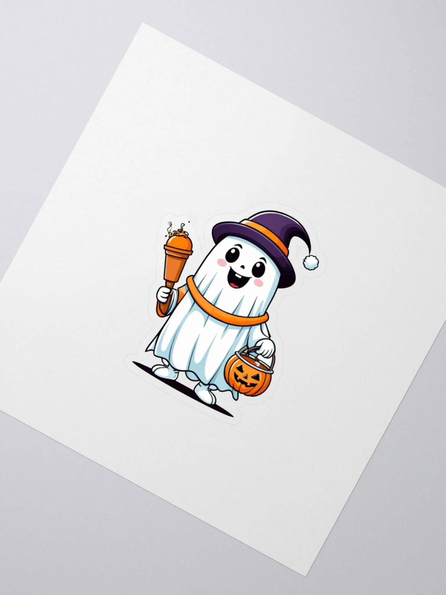 Spooky Ghost Halloween Sticker product image (2)