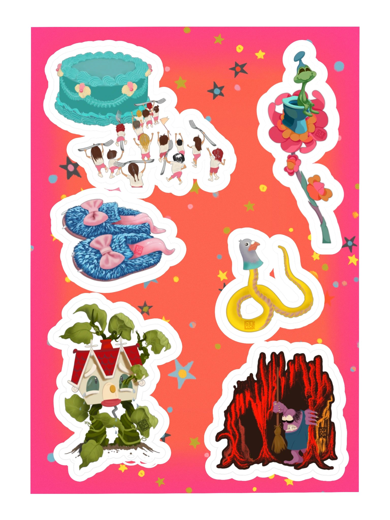 Monster Mayhem 2026 Sticker Sheet 5 product image (1)