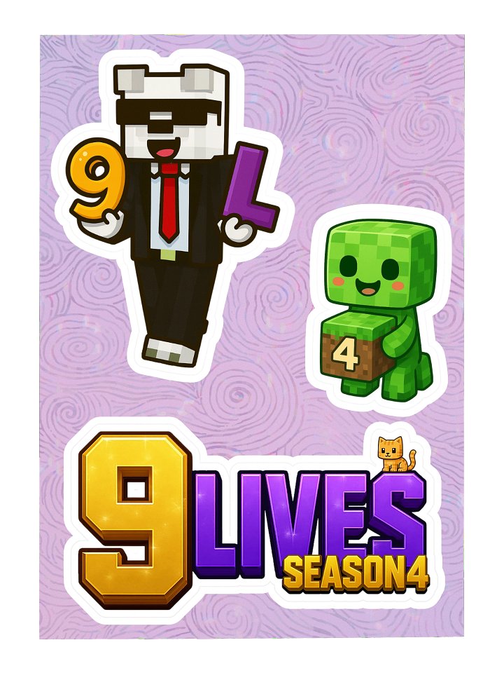 9LS4 Zoolon888 Sticker Sheet product image (1)