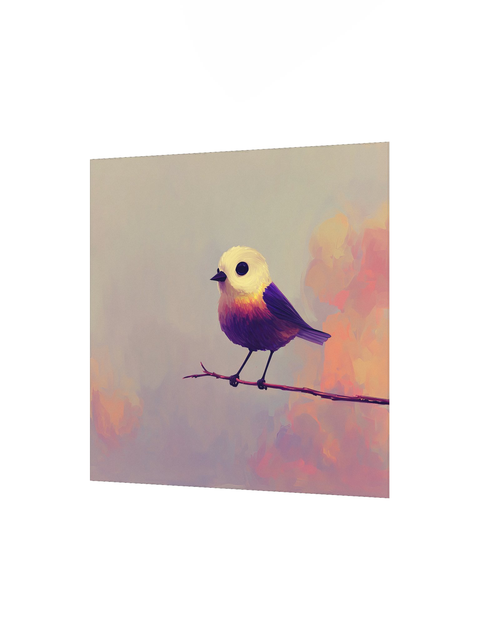 Purple Place: Whimsical Bird on Branch product image (7)