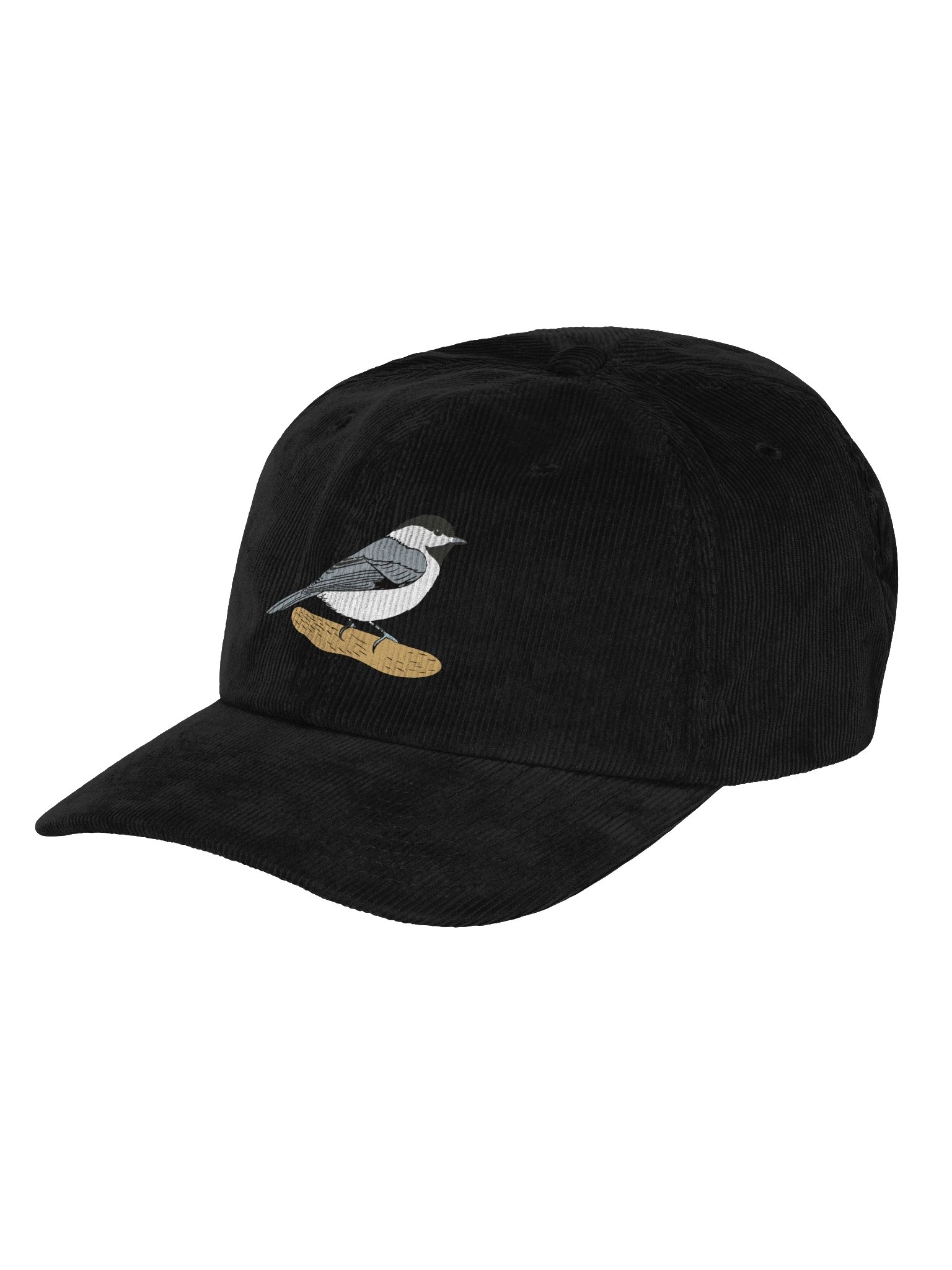 Chickadee Embroidered Corduroy Hat | Bird Lover Cap product image (9)