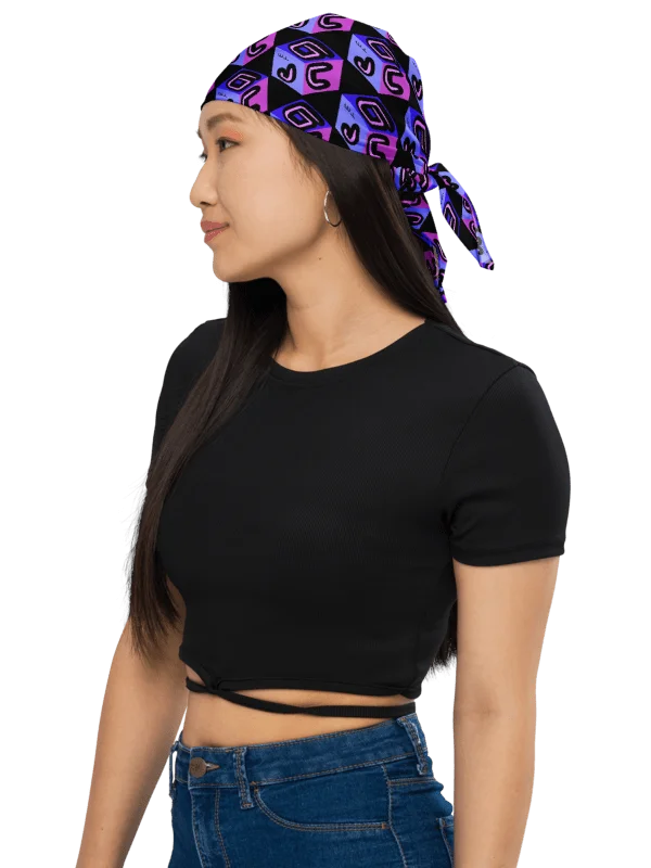Next Generation Records Cube Logo All Over Print Bandana product image (1)