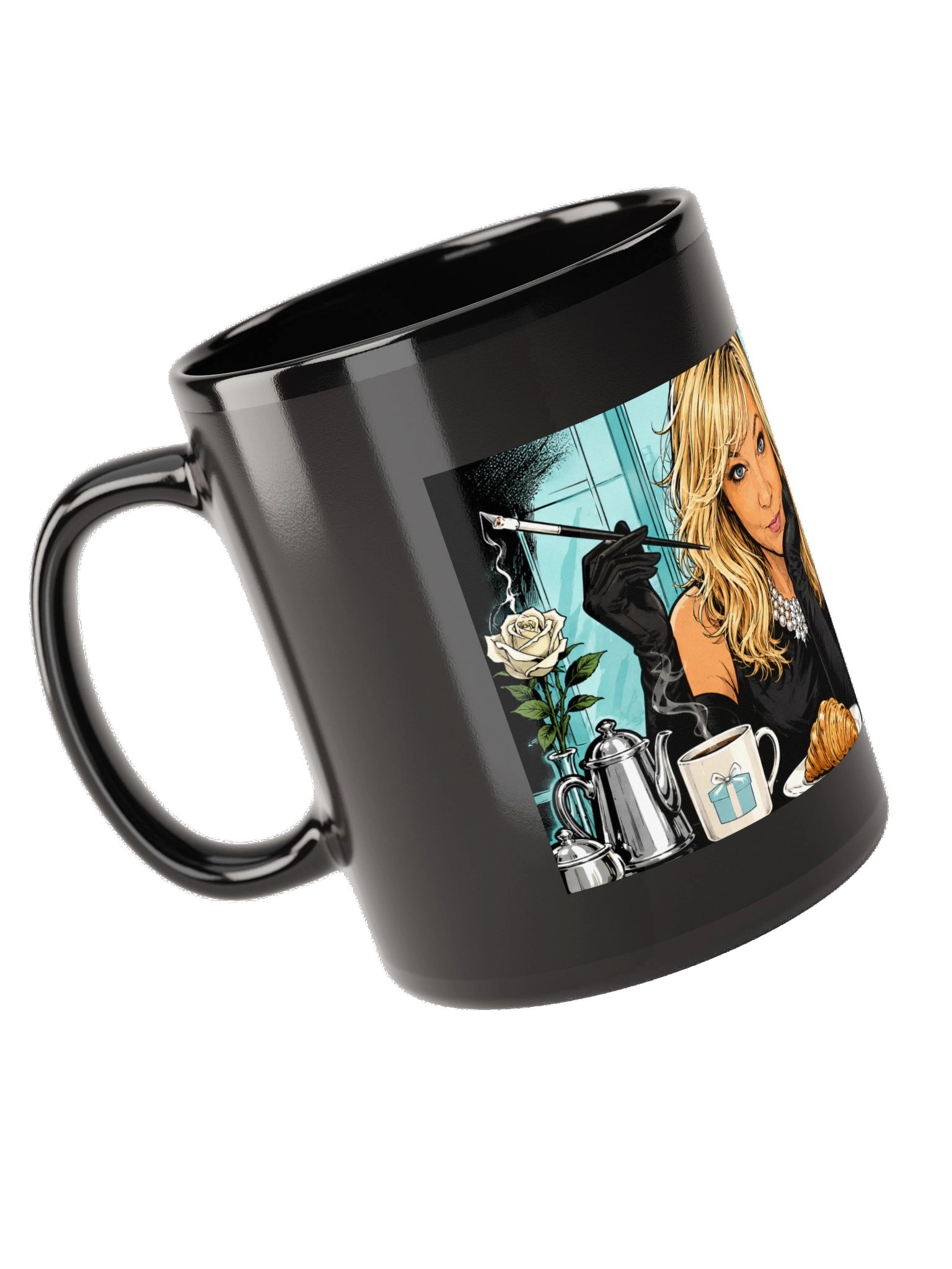 Breakfast at Tiffany’s — No Jagaloons Allowed Black Mug product image (9)