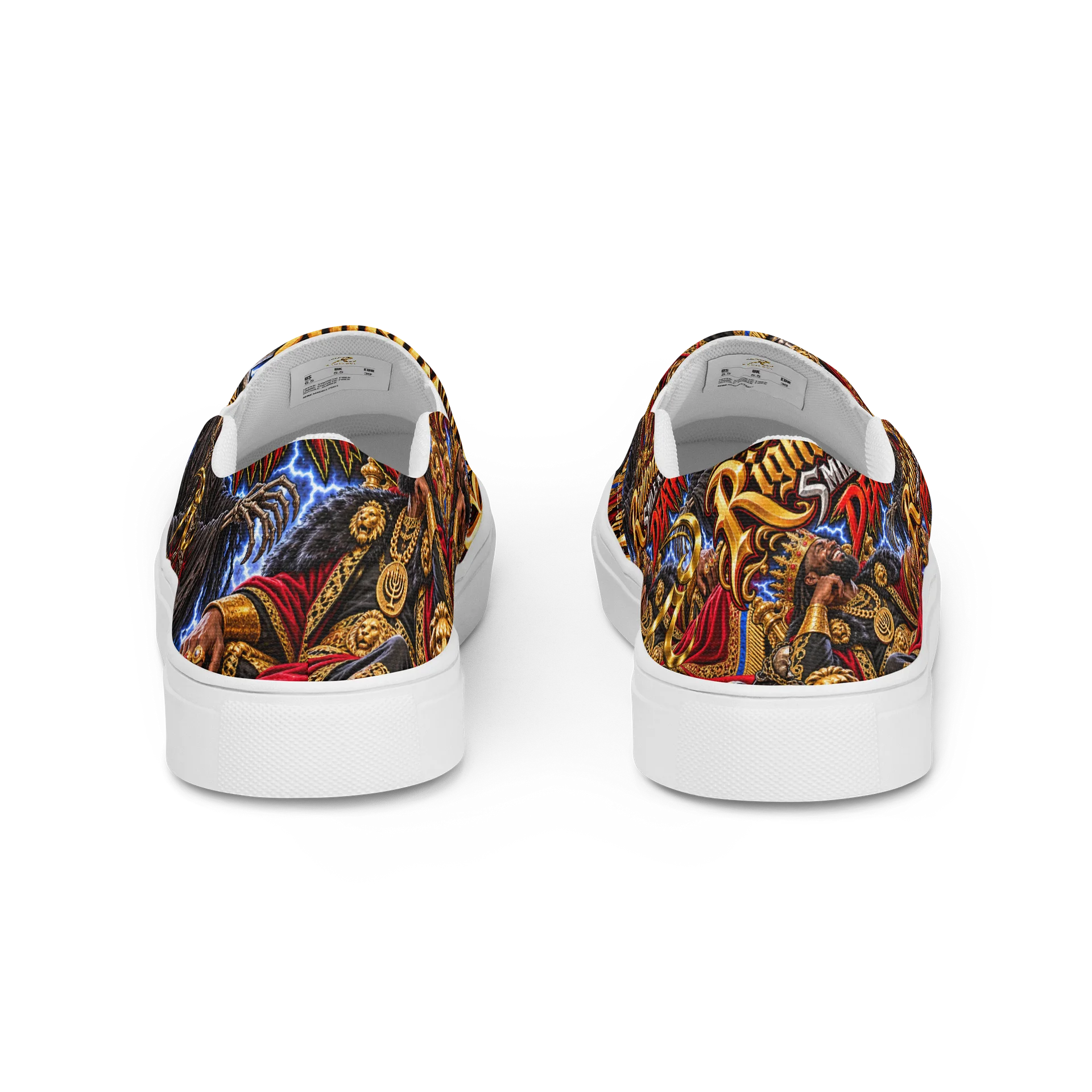 The Righteous Smile at Death Slip-On Canvas Shoes product image (4)