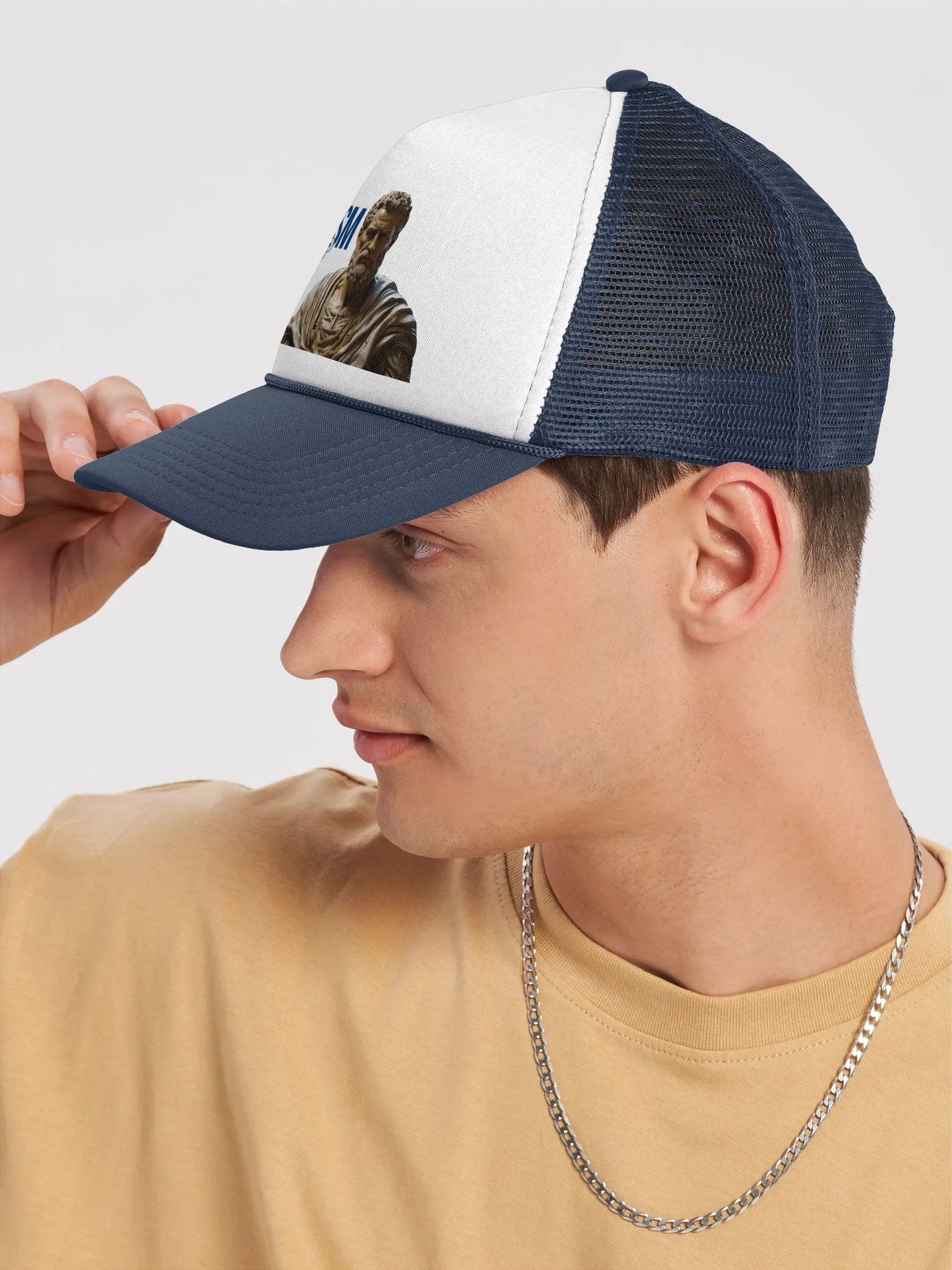 Stoic Philosopher Foam Trucker Hat product image (7)