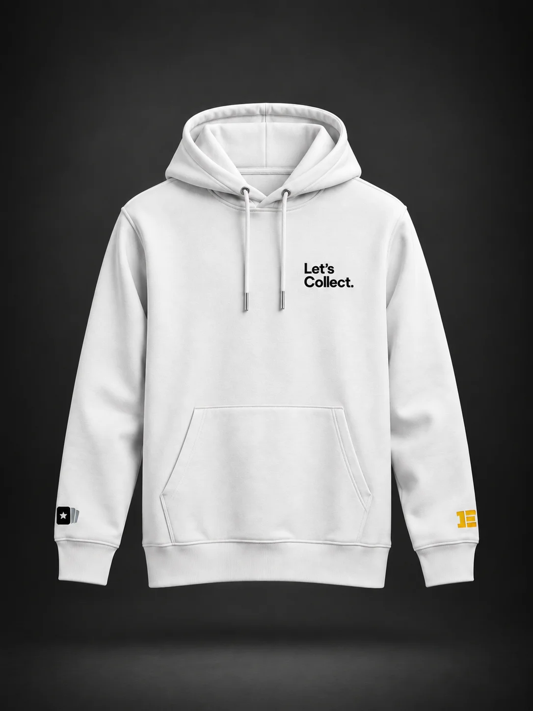 1st Edition White Embroidered Hoodie product image (1)