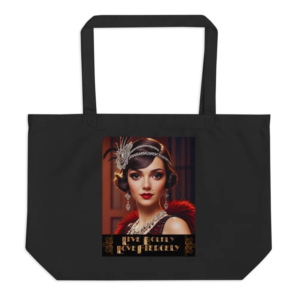 Live Boldly, Love Fiercely - Organic Cotton Tote product image (1)