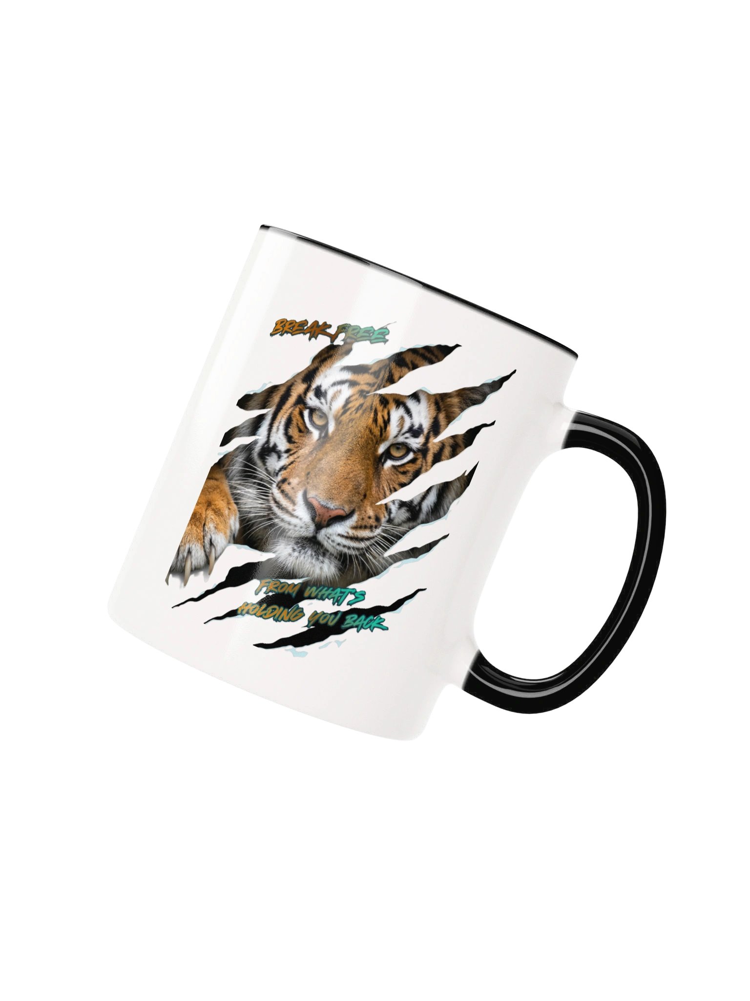 Mind Matter - Break Free - Multi Color Tiger Mug product image (27)