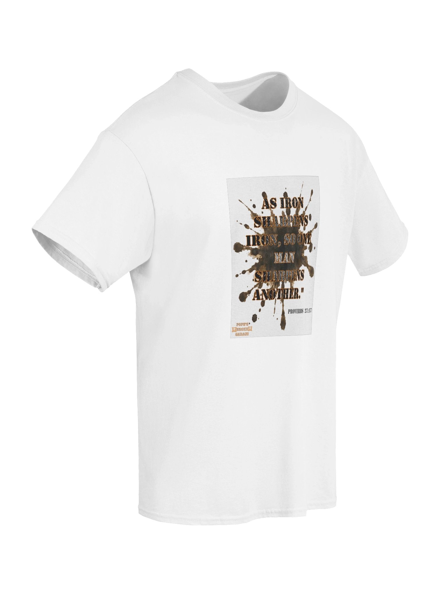 Iron Sharpens Iron Bible Quote Tee product image (6)