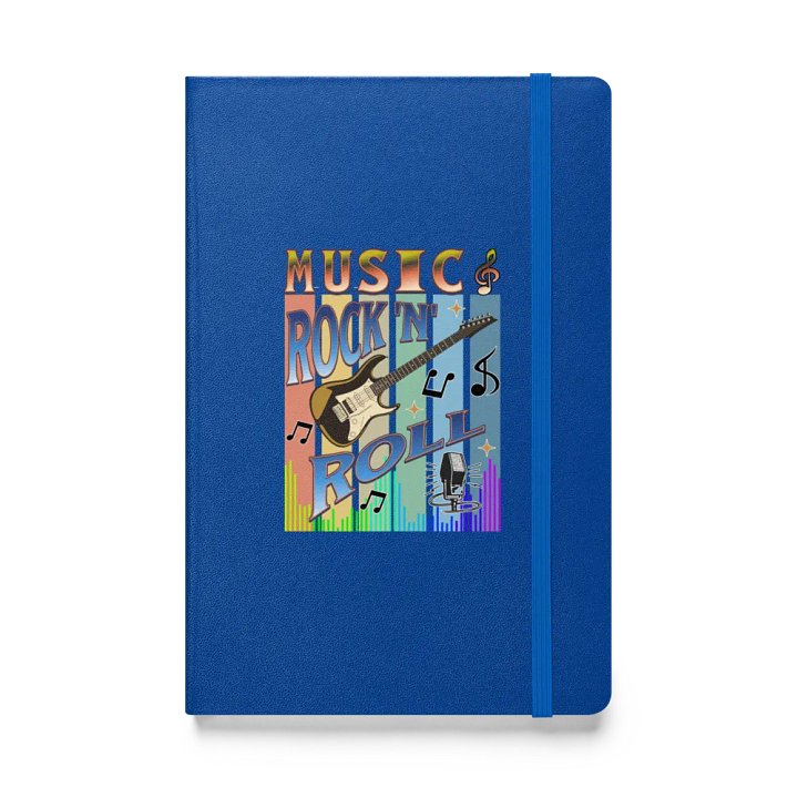 Music Rock N Roll Guitar Hardcover Notebook product image (1)