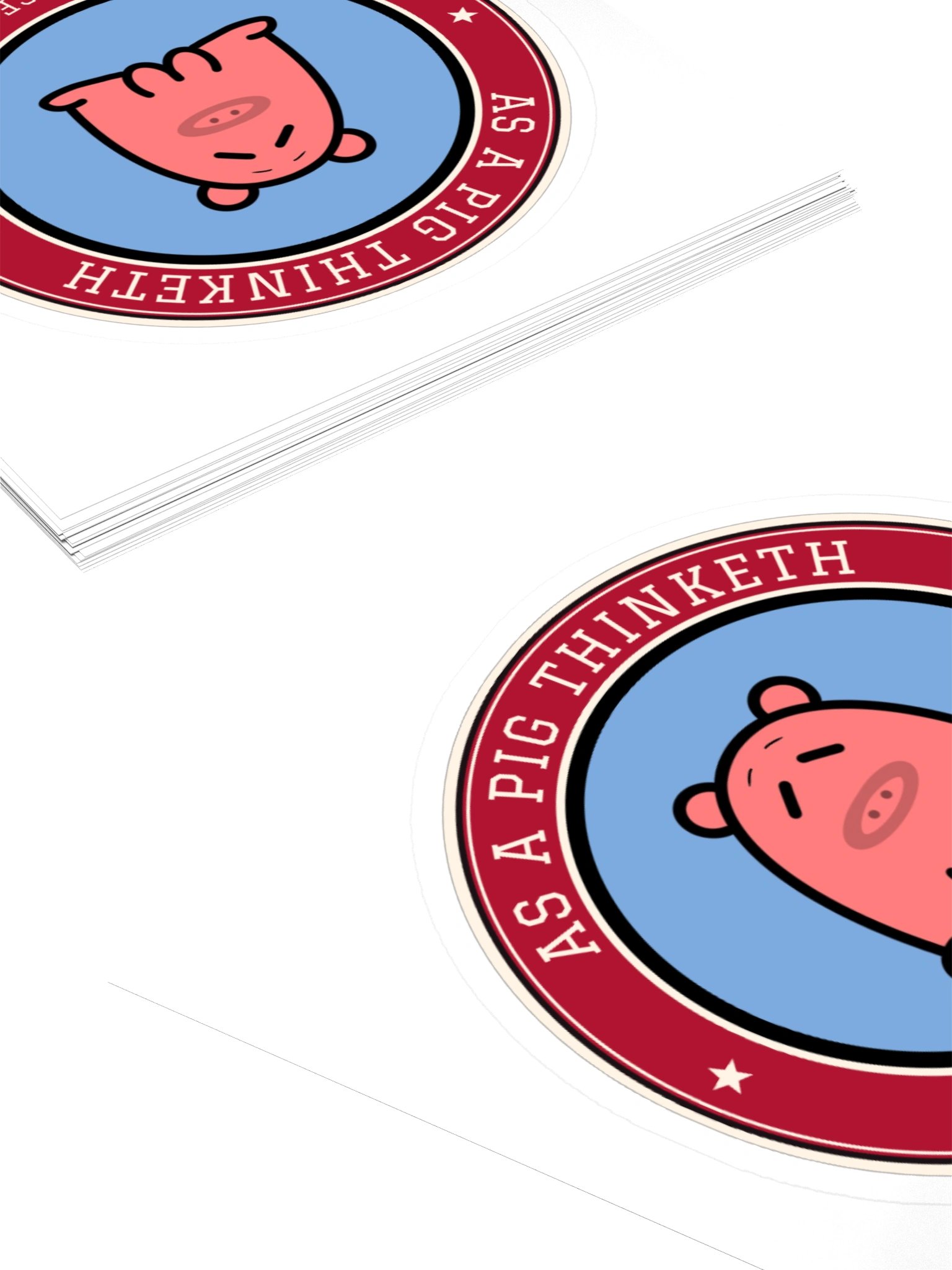 Original Pig Sticker | As a Pig Thinketh product image (11)