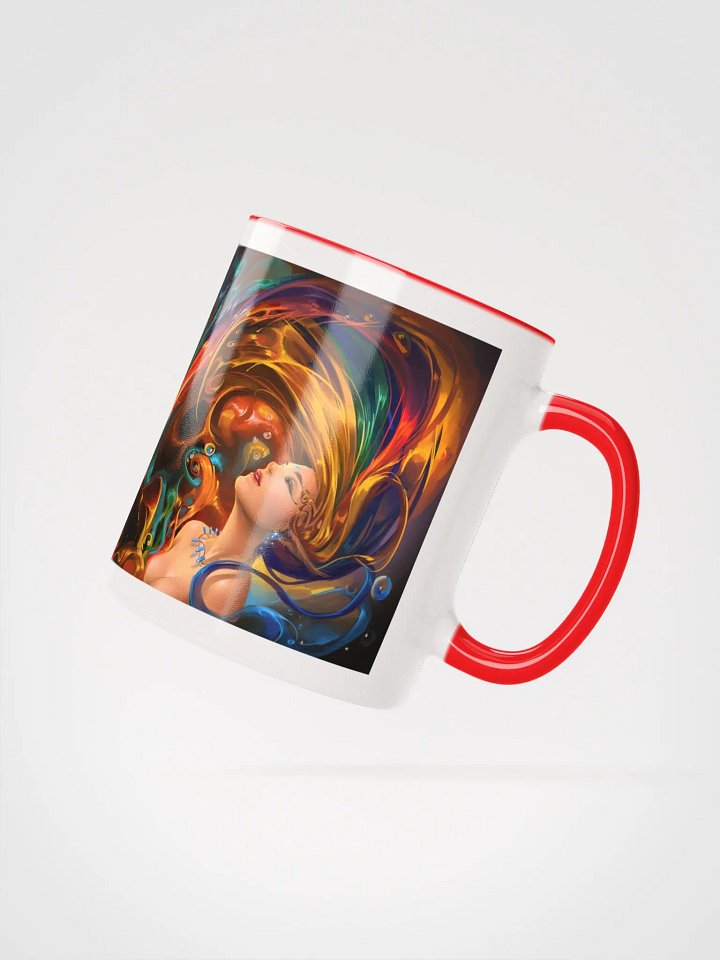 Surreal Swirls of Color Mini Proud 2B TBC Logo Ceramic Mug product image (15)
