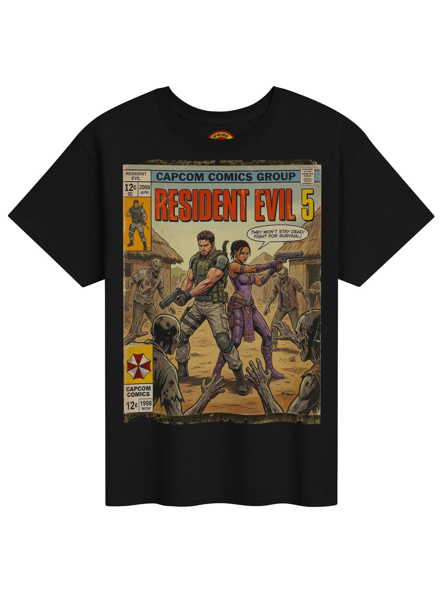 Resident Evil 5 Comic Art T-Shirt product image (1)
