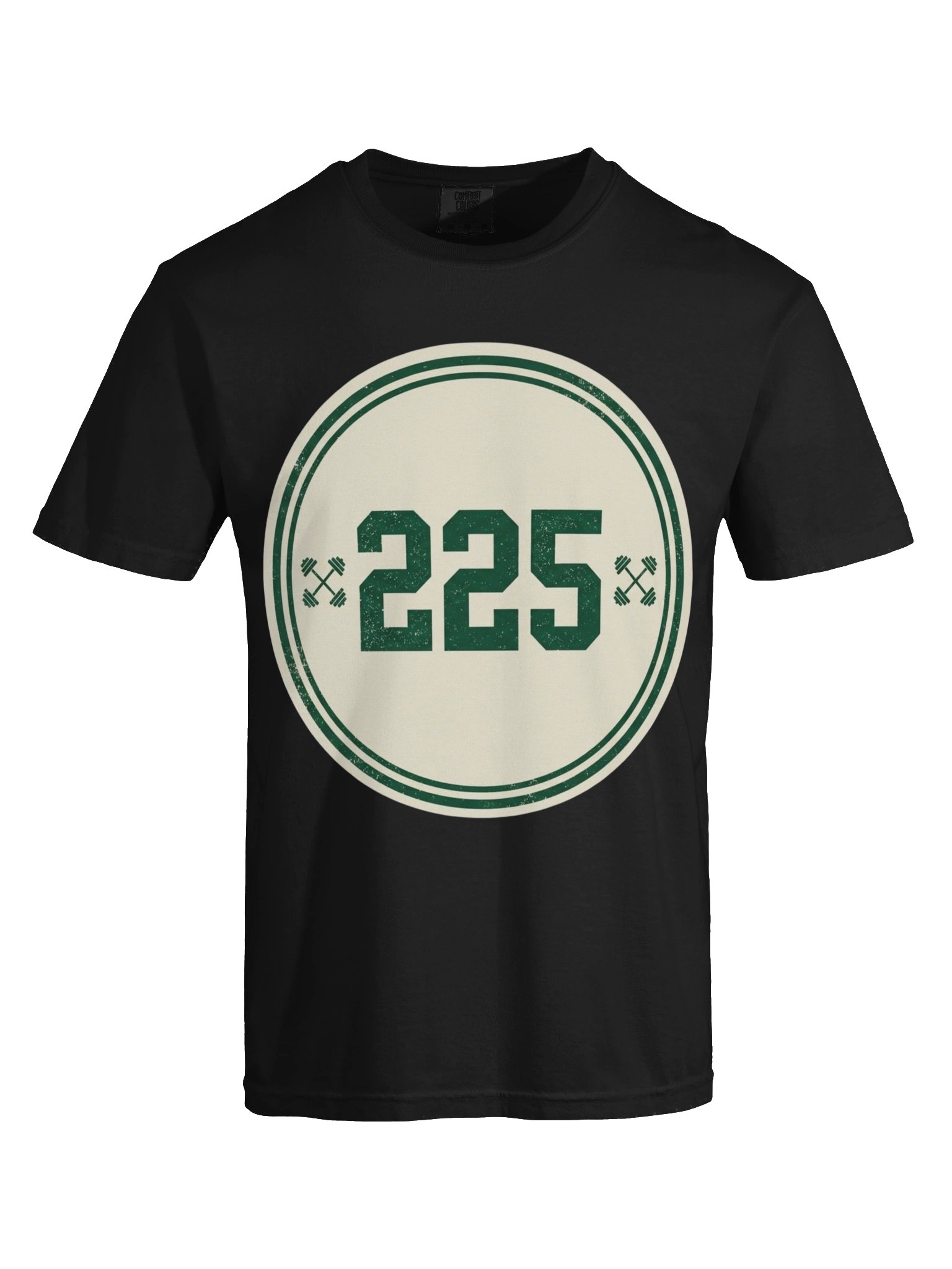 225 Club Milestone Retro Gym T-Shirt for Weightlifters product image (1)