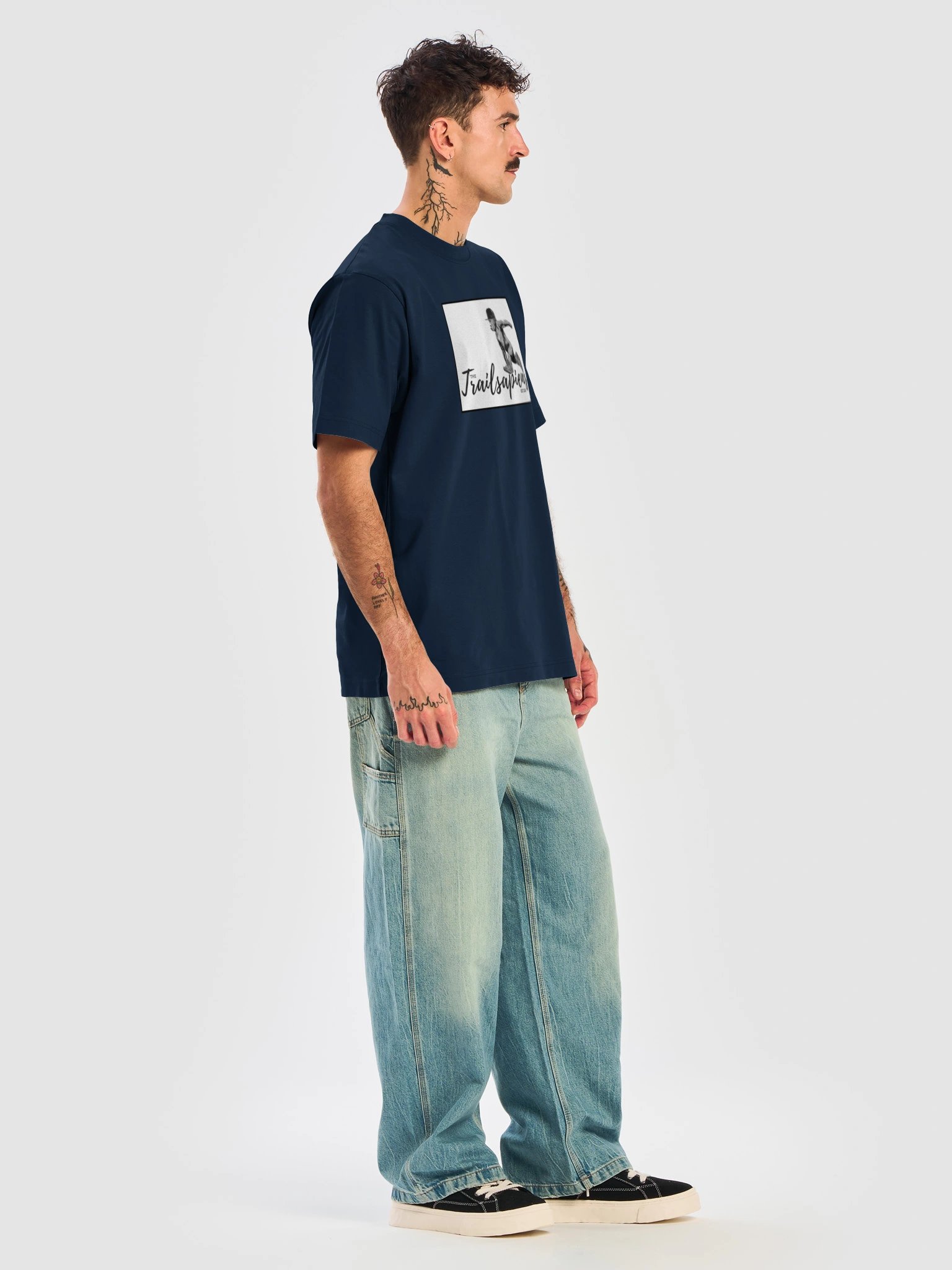 ECO-Friendly & Organic Premium Quality Stanley/Stella- Unisex Freestyler Heavy T-shirt with Trailsapiens logo product image (2)