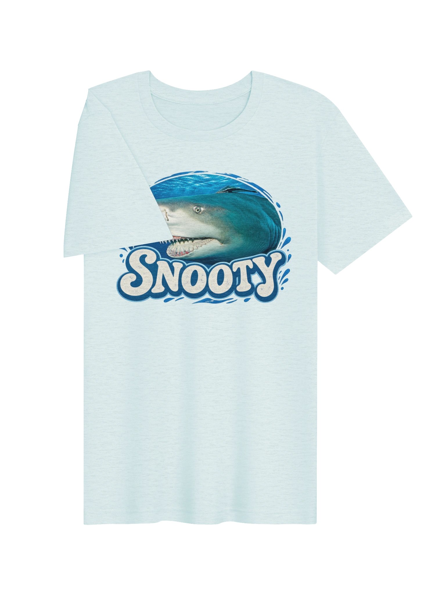 Snooty Shark Unisex Blue Tee product image (3)