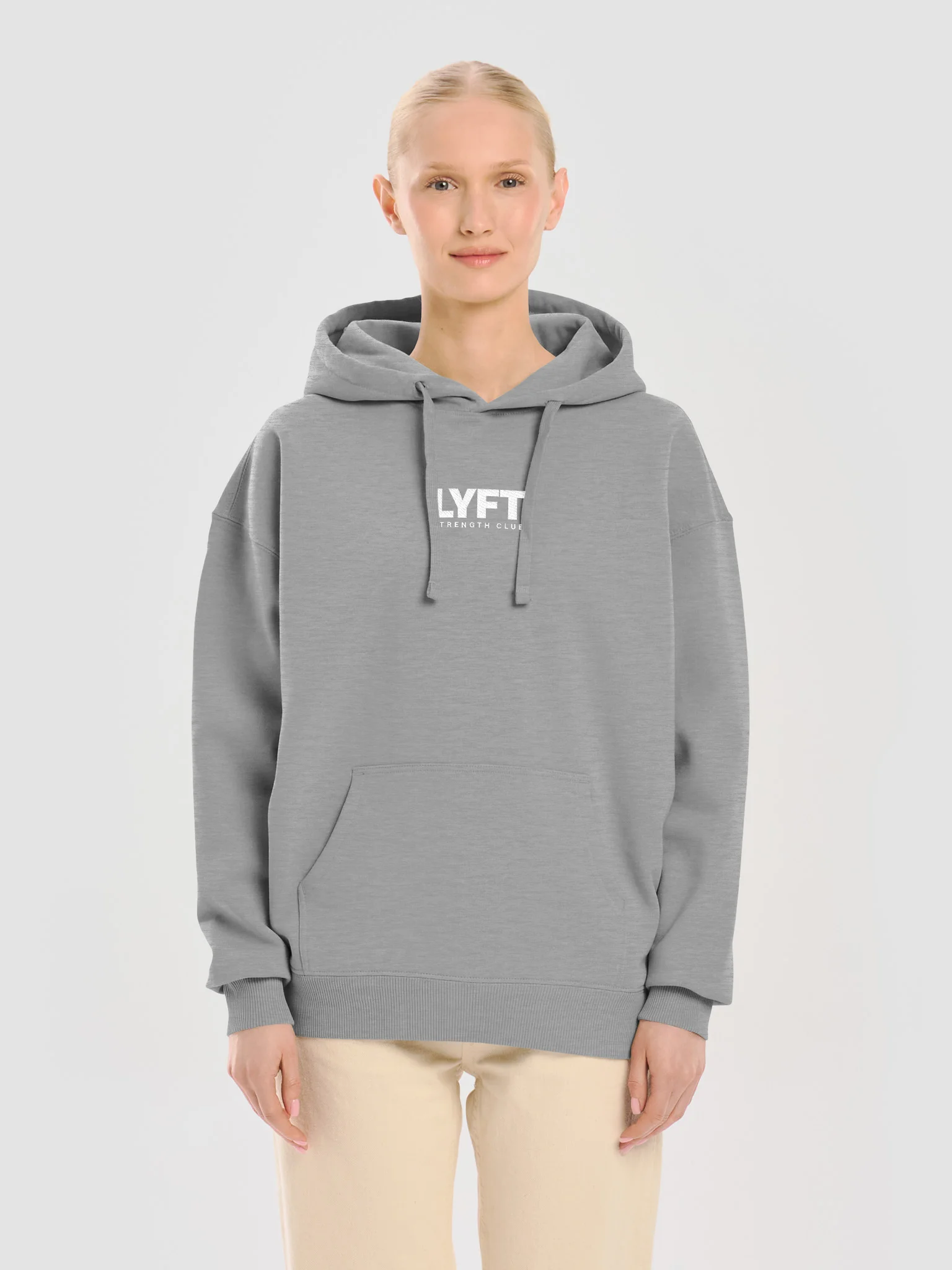LYFT Embroidery (chest center) - Stanley/Stella Unisex Organic Relaxed Hoodie product image (9)