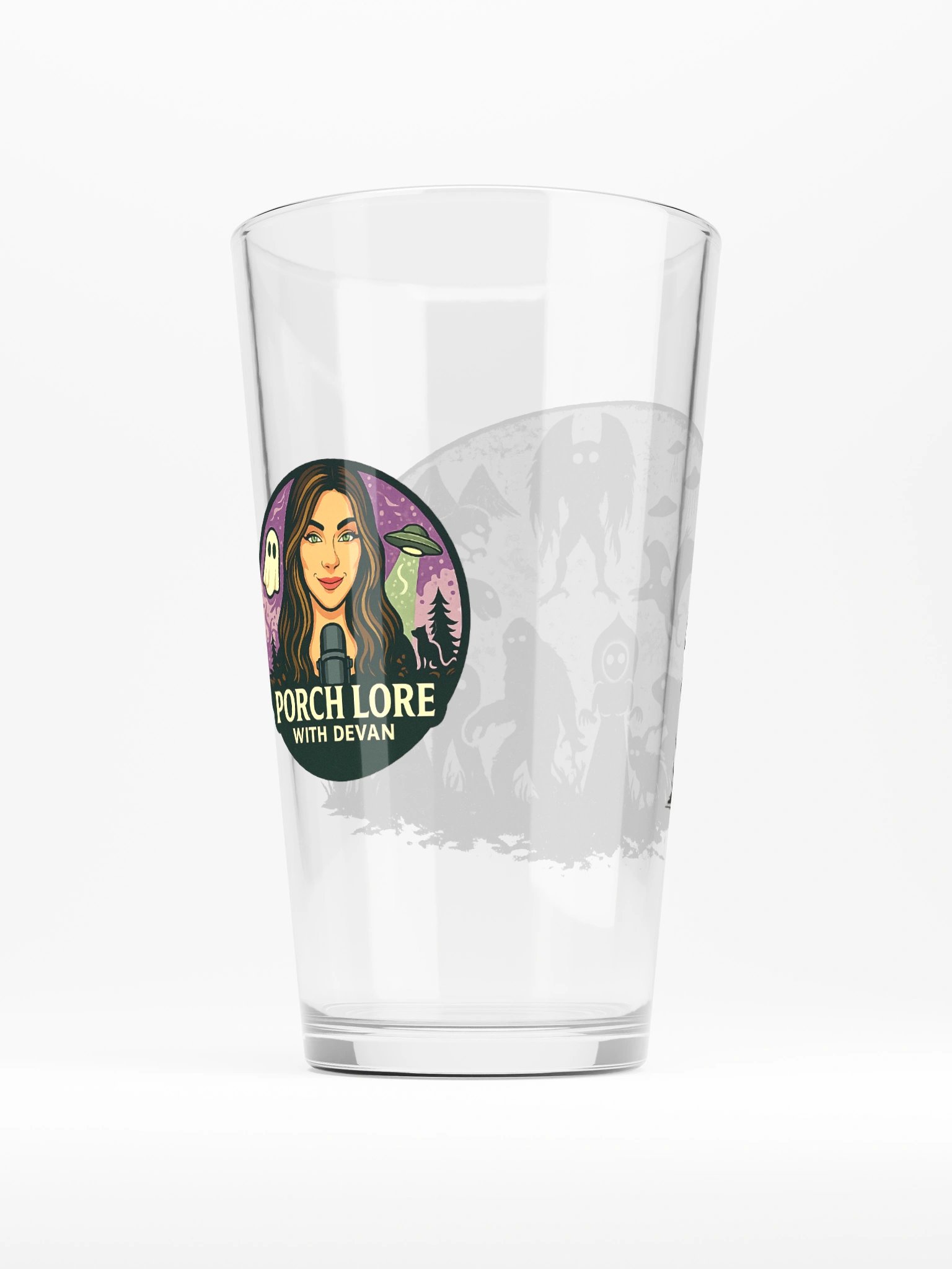 CRYPTID MOON SHAKER PINT GLASS 16oz product image (3)