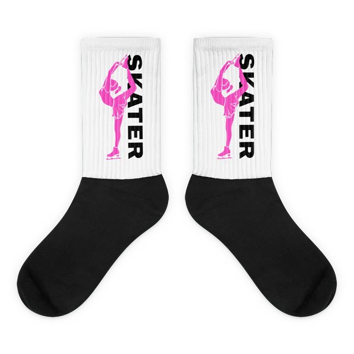 White SKATER Socks product image (1)