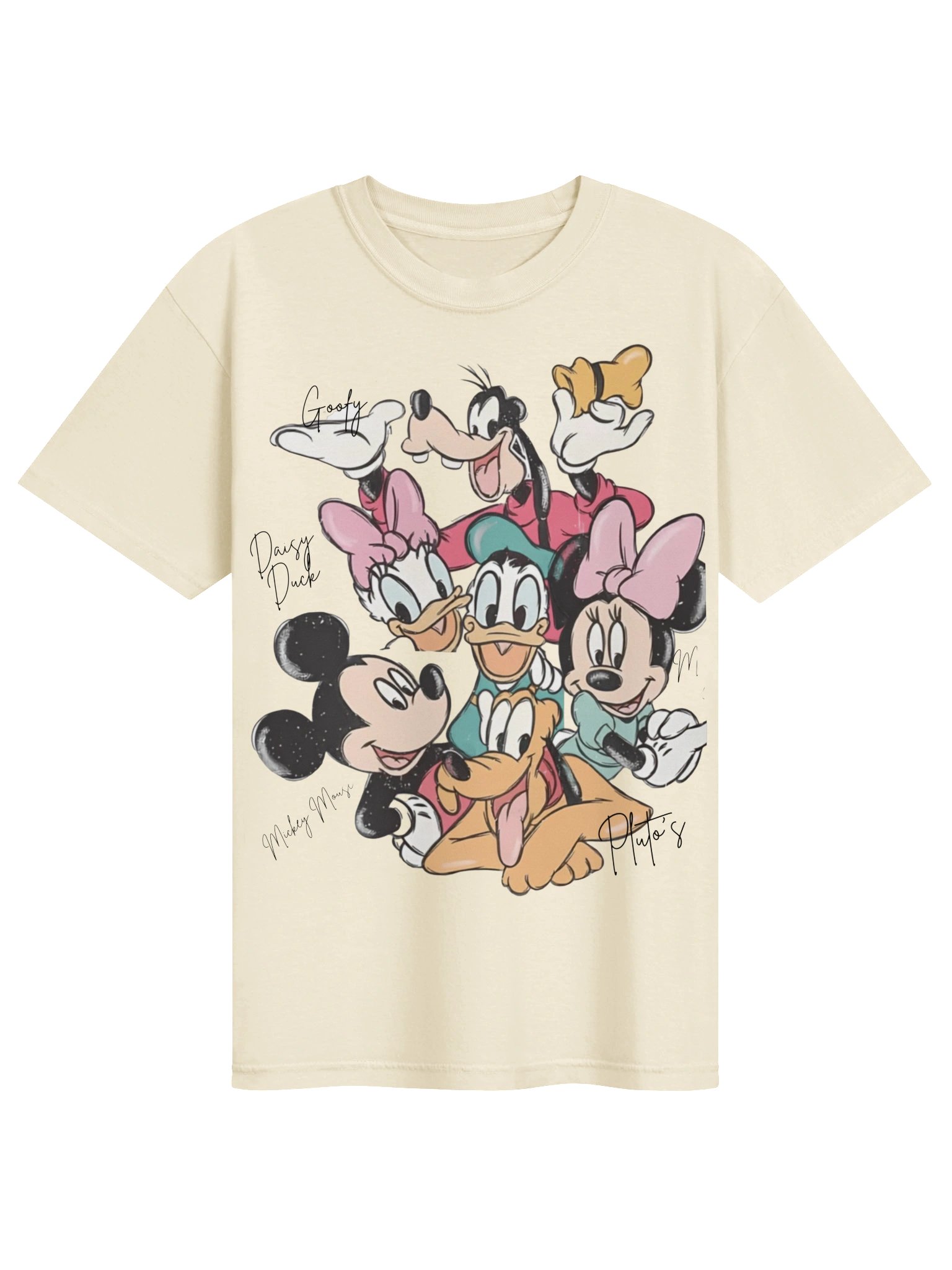 Retro Mickey And Friends Signatures T-Shirt, 2026 Disney Family Trip Shirt, Mickey Mouse & Co Disneyland Vacation Gift, Comfort Colors Style Tee product image (64)