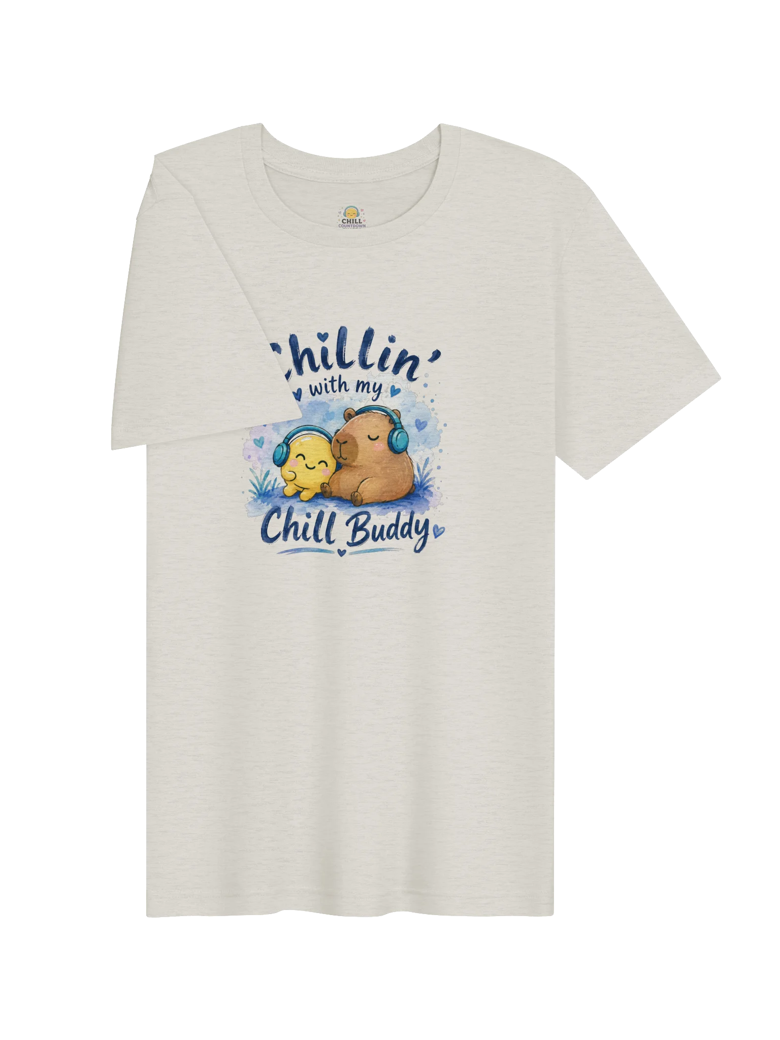 Chillin’ With My Chill Buddy T-Shirt | Smilo & Capybara product image (14)